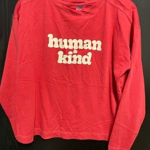 EUC Old Navy Top Human & Kind Super Soft Red Small